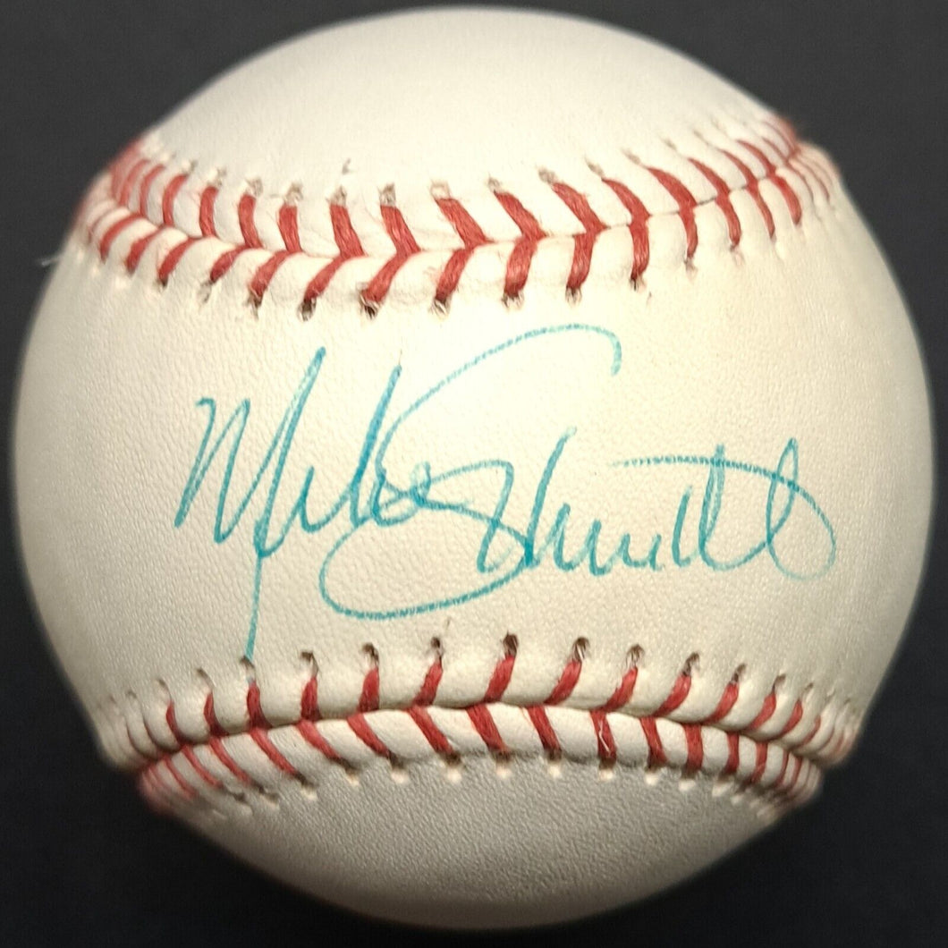 Mike Schmidt Signed Franklin MLB Baseball Autographed Philadelphia Phillies JSA