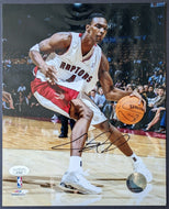 Chris Bosh Toronto Raptors Photo Autographed Signed NBA Basketball JSA COA VTG