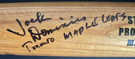 Signed Jack Domenico Toronto Maple Leafs Game Used Baseball Bat Autographed