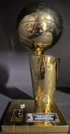 2018 Kevin Durant Autographed Golden State Warriors Larry O'Brien Throphy Signed