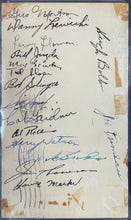 Load image into Gallery viewer, 1950-51 Toronto Maple Leafs Team Autographed Signed Slabbed Postcard NHL Beckett
