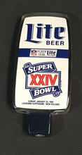 Load image into Gallery viewer, 1990 Super Bowl XXIV Beer Tap Handle NFL Louisiana Superdome Football 49ers
