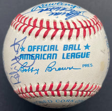 Load image into Gallery viewer, 1986 Milwaukee Brewers Team Signed Baseball Autographed x24 MLB Vintage HOF
