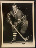 1960's Montreal Canadiens J. C. Tremblay Vintage Type 1 Hockey Photo NHL