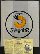 1978 WHA Cincinnati Stingers Hockey Decal Sticker Unused Pocket Schedule