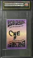 1993 Bob Dylan & Santana Backstage Pass Never Ending River Of Colors Tour icert