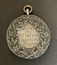 Load image into Gallery viewer, 1916 Ottawa Independent City Baseball League Champions Sterling Silver Medal Vtg
