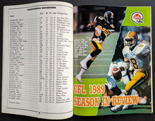 Load image into Gallery viewer, 1989 Grey Cup Program &quot;Greatest Grey Cup Game Ever&quot; Saskatchewan V. Hamilton CFL
