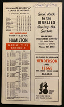 Load image into Gallery viewer, 1971 Vintage OHA Hockey Program Toronto Marlboros Marlies v Kitchener Rangers
