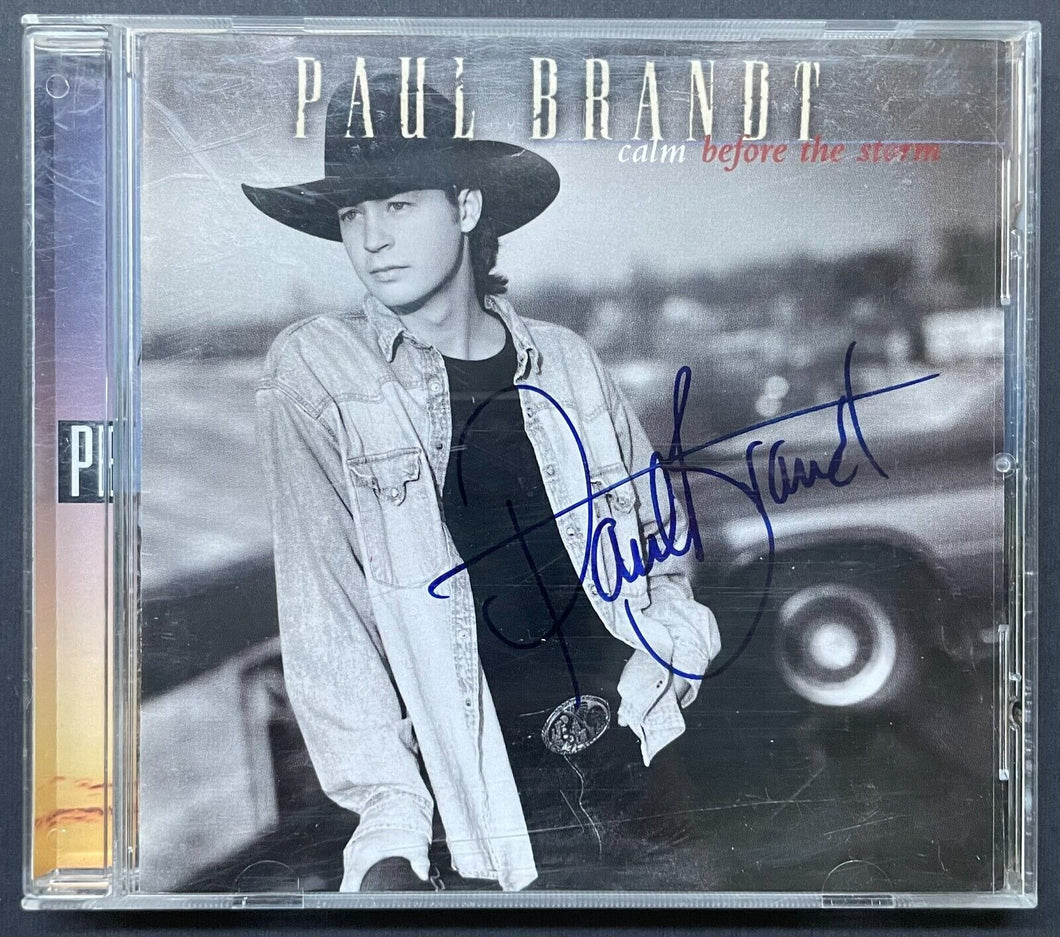 Paul Brandt Autographed CD Booklet Signed Country Music CD Included
