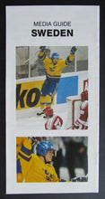 Load image into Gallery viewer, 1991 Canada Cup Hockey Tournament - Team Sweden Media Guide Mats Sundin
