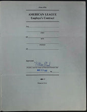 Load image into Gallery viewer, 1982 Dick Groch Employment Contract Signed New York Yankees Scout VTG MLB

