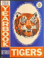 1964 Vintage Original MLB Baseball Detroit Tigers Official Season Yearbook