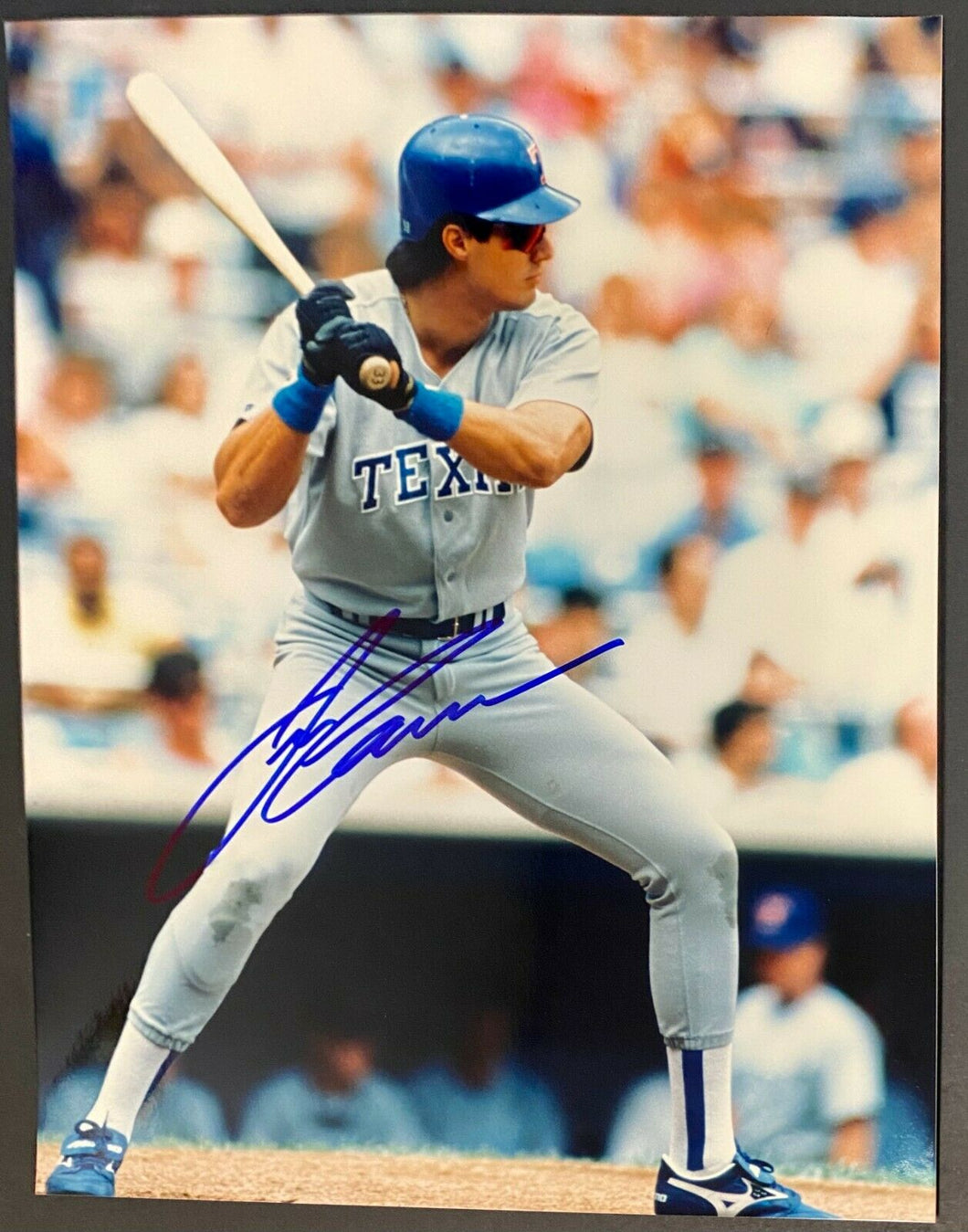 Signed MLB Baseball Texas Rangers Slugger Jose Canseco Autographed Photo