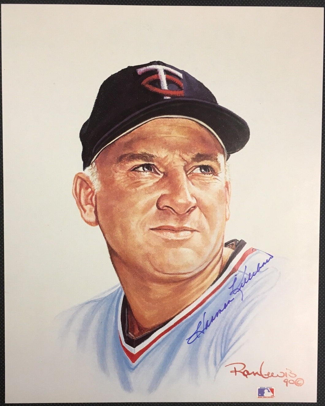 Harmon Killebrew Autographed Photo MLB Baseball Signed Picture LOA