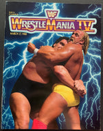 1988 WWF Wrestlemania IV Program Hulk Hogan Andre the Giant VTG Wrestling WWE