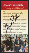 Load image into Gallery viewer, George Bush Governor / President Signed Brochure Vintage Political Autograph JSA

