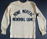 1937 Vtg NHL Hockey ASG Game Used Mush March Jersey Howie Morenz Memorial LOA