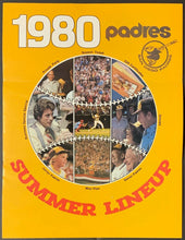 Load image into Gallery viewer, 1980 San Diego Padres Vintage Season Ticket Brochure MLB Baseball
