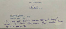 Load image into Gallery viewer, 1967 George H.W. Bush Signed Letter + Post Script USA Politics Presidential JSA
