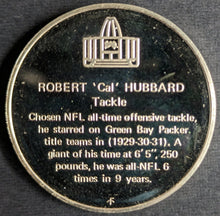 Load image into Gallery viewer, 1972 Robert Hubbard Pro Football Hall Of Fame Medal Franklin Mint 1 Troy Oz NFL
