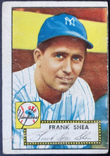 Load image into Gallery viewer, 1952 Topps Baseball Frank Shea #248 New York Yankees MLB Card Vintage
