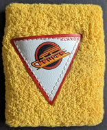 C 1980 Vintage Vancouver Canucks Player Issued Sweatband Wristband NHL Hockey