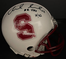 Load image into Gallery viewer, Andrew Luck Autographed Stanford Cardinal Signed Mini Helmet 82 TDs NCAA Panini
