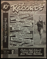 1959 High School Program Featuring Canadian Track Field Medalist Bill Crothers