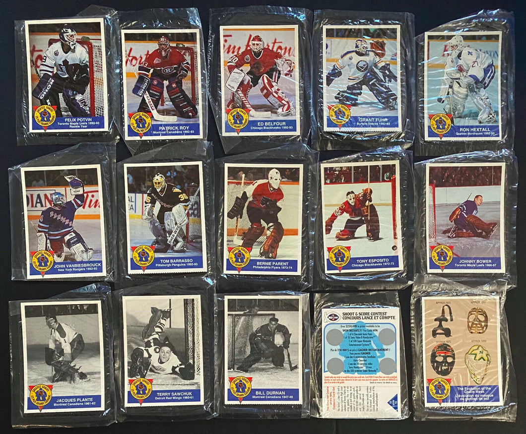 Captain Highliner Greatest Goalies 15 Different Hockey Cards Factory Sealed
