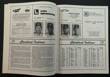 Load image into Gallery viewer, 1992 Cleveland Indians Spring Training Baseball Program Autographed Cover x6
