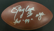 Signed NFL Football Hall of Famer Lawrence Taylor New York Giants Wilson JSA