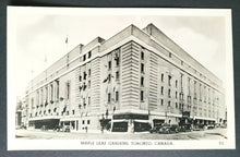Load image into Gallery viewer, 1940's Toronto Maple Leafs Gardens Postcard NHL Hockey Vintage Post Card
