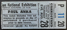 Load image into Gallery viewer, 1975 Vintage Paul Anka Live At Exhibition Stadium Toronto Concert Ticket
