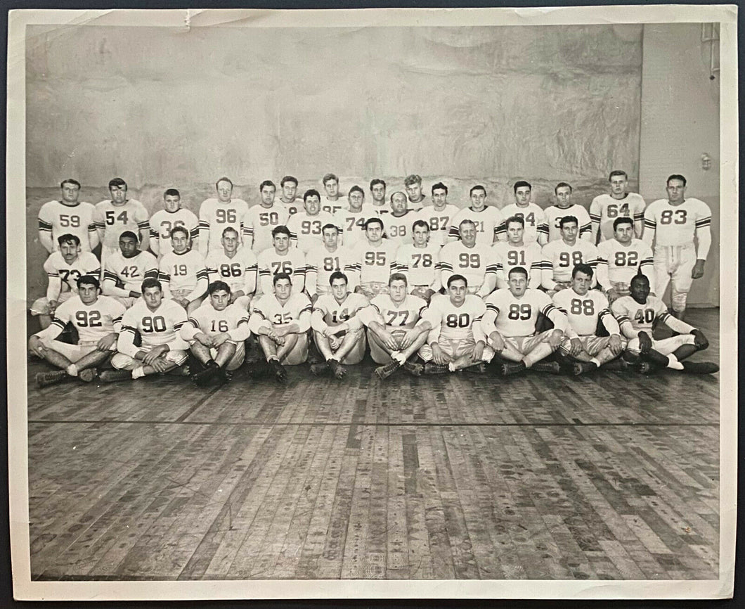 1950's Type 1 Photo NCAA US Navy Football Team Submarine Base New London Conn