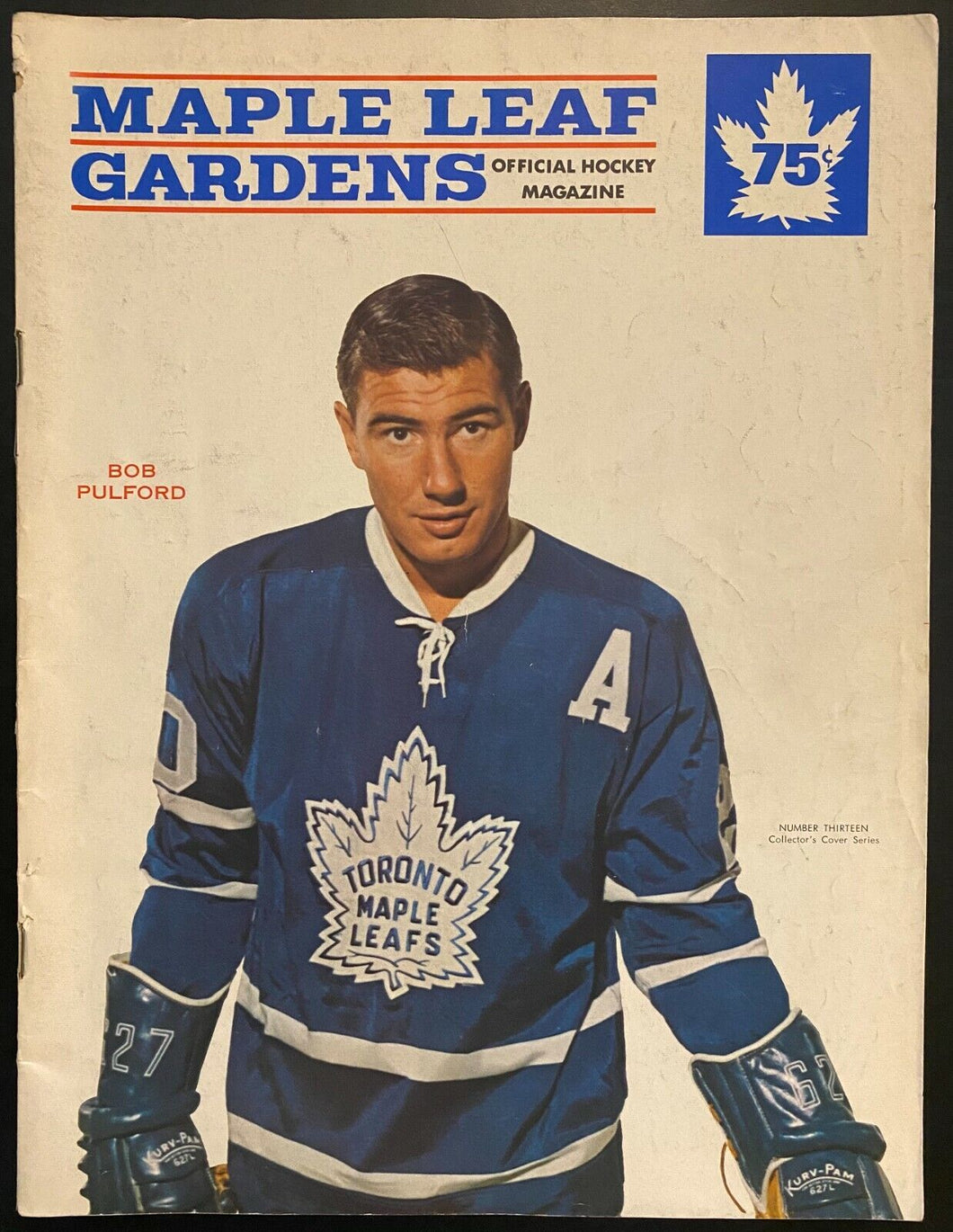 1966 NHL Hockey Game Program Toronto Maple Leafs Chicago Blackhawks Gardens