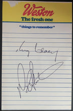 Load image into Gallery viewer, King Clancy + Darryl Sittler Signed Paper Sheet Toronto Maple Leafs HOF JSA

