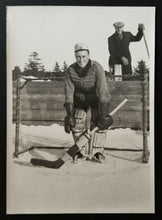Load image into Gallery viewer, Vintage 5x7 Hamilton Ontario Area Hockey Goalie Photo Canada Old Picture
