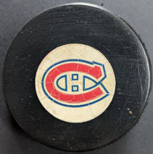Load image into Gallery viewer, 1980&#39;s Montreal Canadiens Game Used Official Viceroy NHL Vintage Ice Hockey Puck
