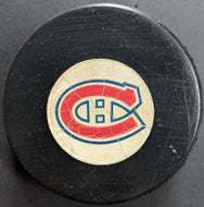 1980's Montreal Canadiens Game Used Official Viceroy NHL Vintage Ice Hockey Puck