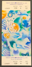 Load image into Gallery viewer, 1994 NBA All Star Saturday Full Unused Ticket Target Center Minnesota Pippen MVP
