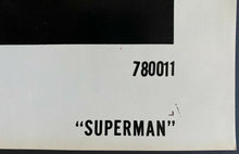 Load image into Gallery viewer, 1978 Vintage Superman Movie Poster Christopher Reeve Gene Hackman Marlon Brando
