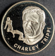 1972 Charley Trippi Pro Football Hall Of Fame Medal Franklin Mint 1 Troy Oz NFL
