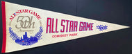 1983 MLB 50th All Star Anniversary Baseball Game Pennant Comiskey Park Vintage