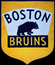 Load image into Gallery viewer, 1934-43 Bee Hive Premium Boston Bruins Logo Patch Vintage NHL Hockey Crest Rare

