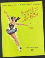 1953 Vtg Ice Follies Program Worlds First Ice Extravaganza 17th Annual Edition