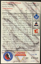 Load image into Gallery viewer, 1993 Lanny McDonald Signed #34 Legends Hockey Card Red Wings NHL Autograph
