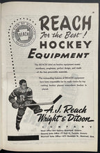 Load image into Gallery viewer, 1950 Stanley Cup Final Game 3 Program Detroit Red Wings Maple Leaf Gardens NHL
