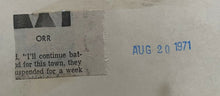 Load image into Gallery viewer, 1970 NHL Hockey Boston Bruins Bobby Orr Wire Photo Sports Illustrated LOA
