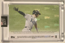 Load image into Gallery viewer, 2020 Topps Now World Series Brandon Lowe Auto Base Relic #451A Rays 75/99 MLB
